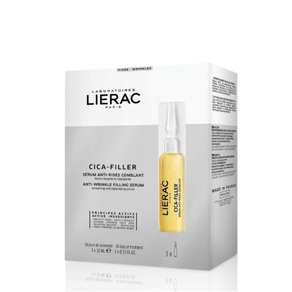 LIERAC Cica-Filler, Anti-Wrinkle filling Serum 10ML X 3 - Picture 4 of 6
